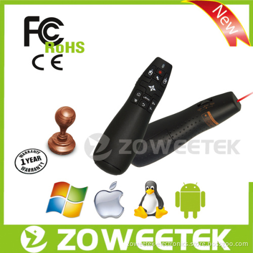 Wireless Six Axis Fly Mouse Keyboard with Remote Control